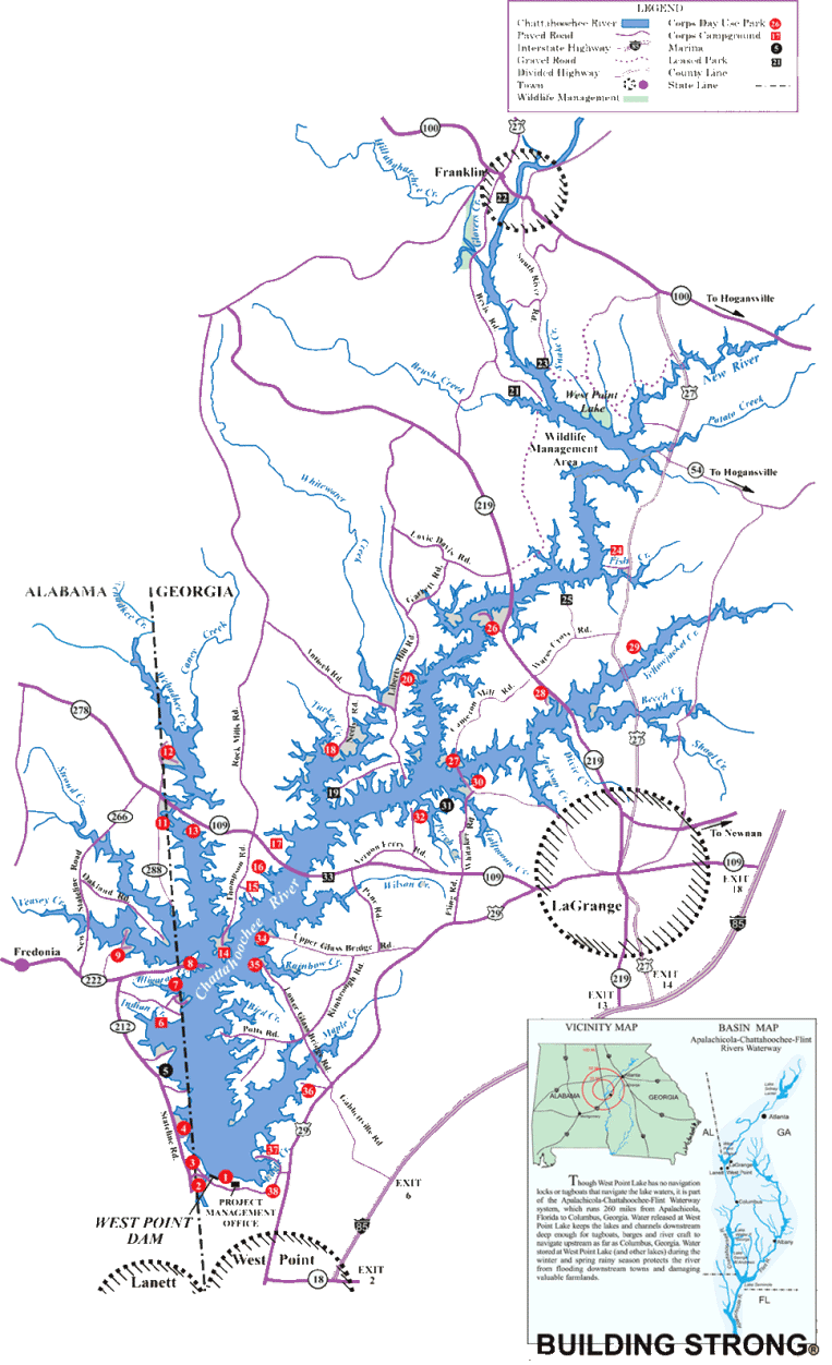 Cowanesque Lake Depth Chart