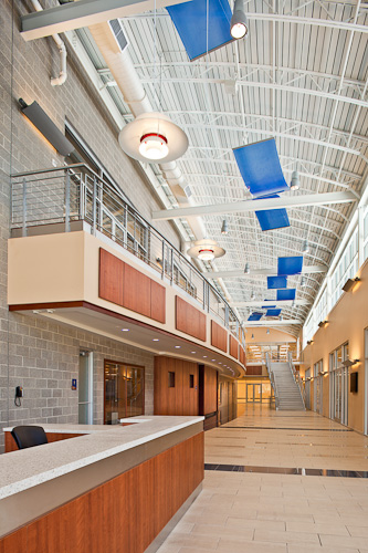 Interior view of the Tyndall Fitness Center at Tyndall Air Force Base, Fla. 