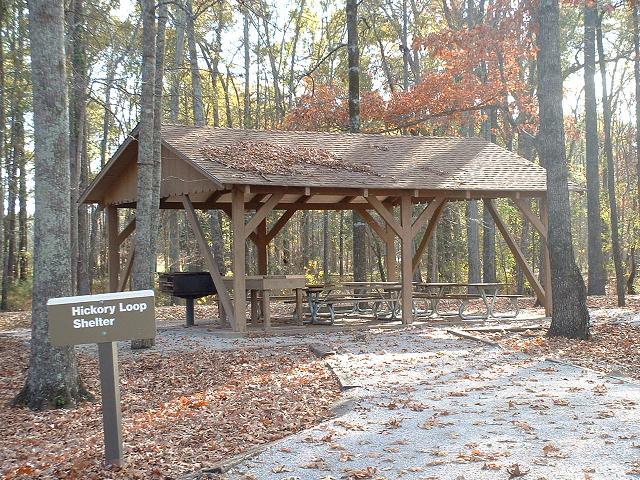 Hickory Loop Shelter, Foscue Creek